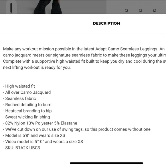 Gymshark workout leggings - Picture 6 of 6